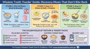 wisdom tooth recovery food guide for easy eating
